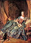 Francois Boucher The Marquise de Pompadour painting